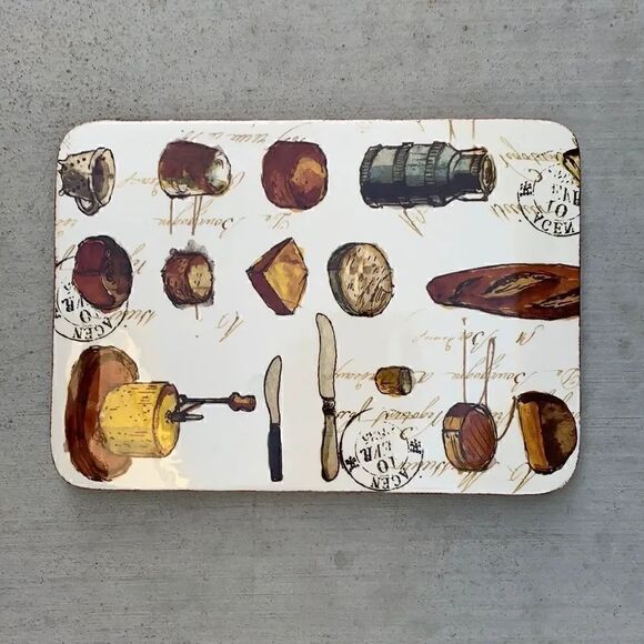 Williams Sonoma Other - Williams Sonoma Stoneware Enamel Finish Made Portugal Cheese Charcuterie Board